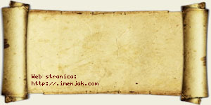 Jelisaveta Damjanov vizit kartica